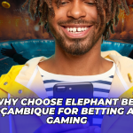 An informative graphic highlighting the benefits of choosing Elephant Bet Mozambique for betting and gaming services